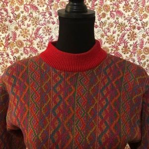 90s Kenzo Coogi style Sweater, size 2